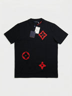 Camiseta "LV" Monograma Red