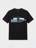 Camiseta "HUGO BOSS" Preta e Azul