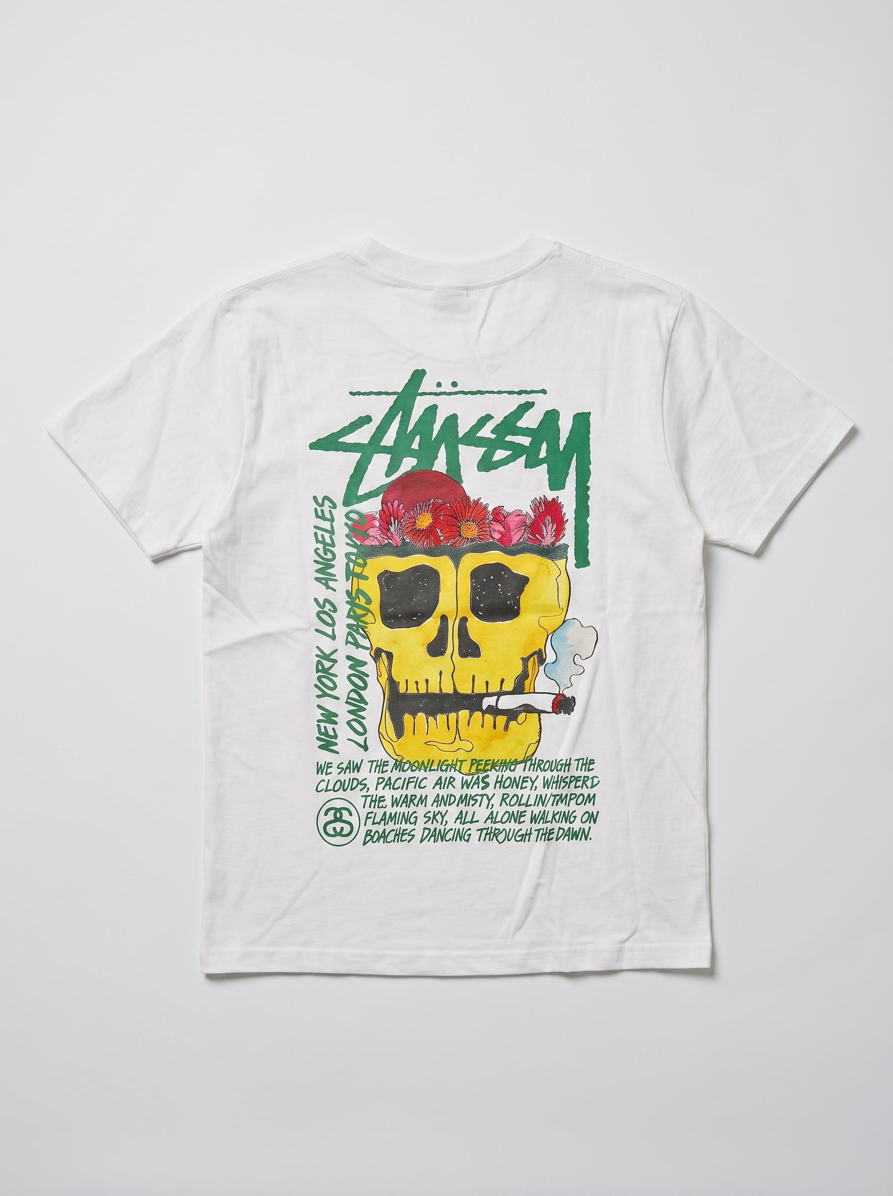 Camiseta "Stussy" Caveira
