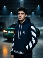 Moletom "BALMAIN" Azul Marinho Limited