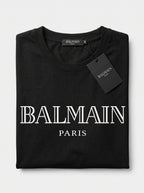 Camiseta "Balmain Paris" Cromada
