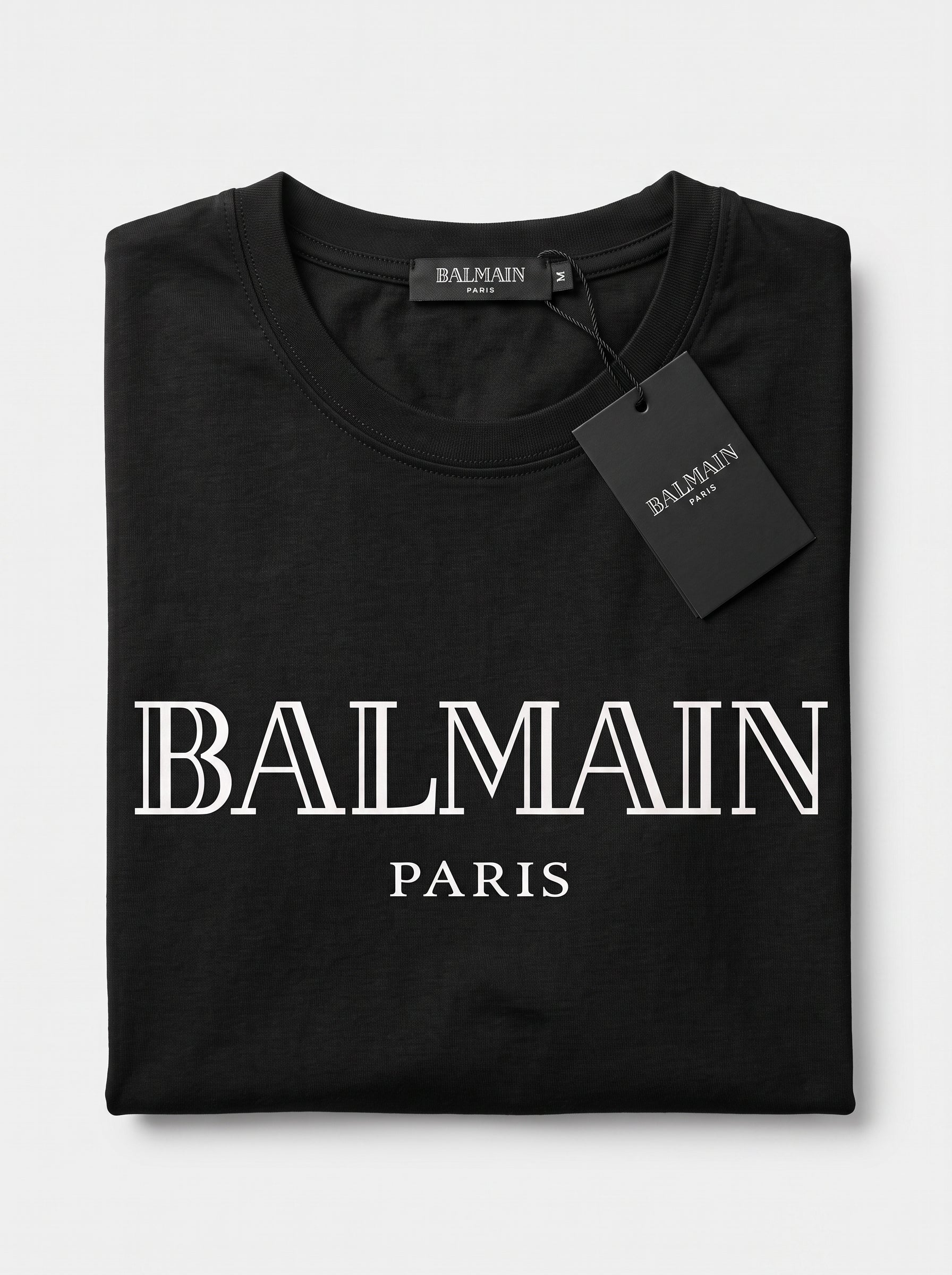 Camiseta "Balmain Paris" Cromada
