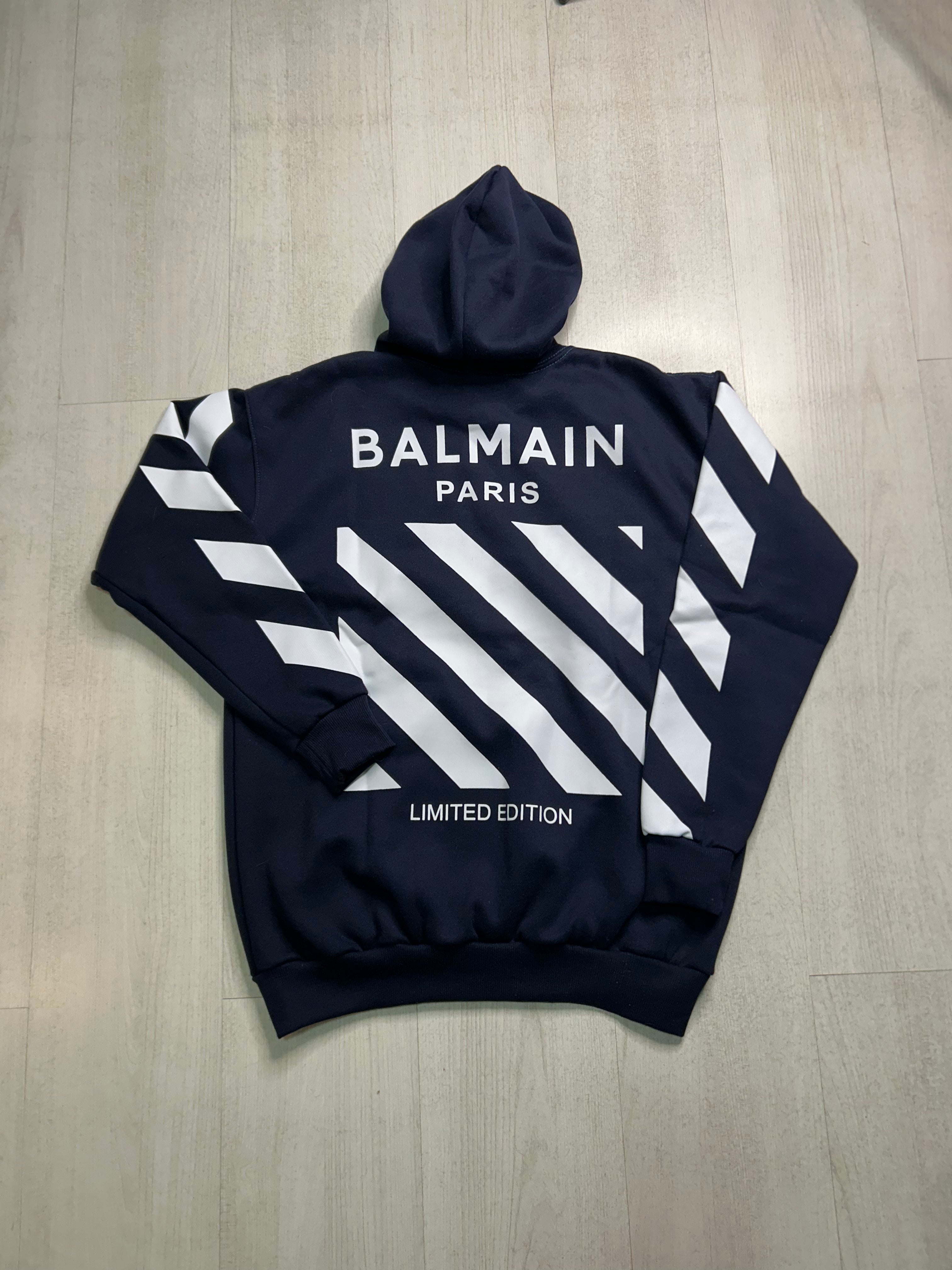 Moletom "BALMAIN" Azul Marinho Limited