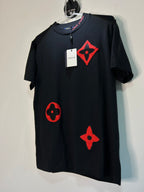 Camiseta "LV" Monograma Red