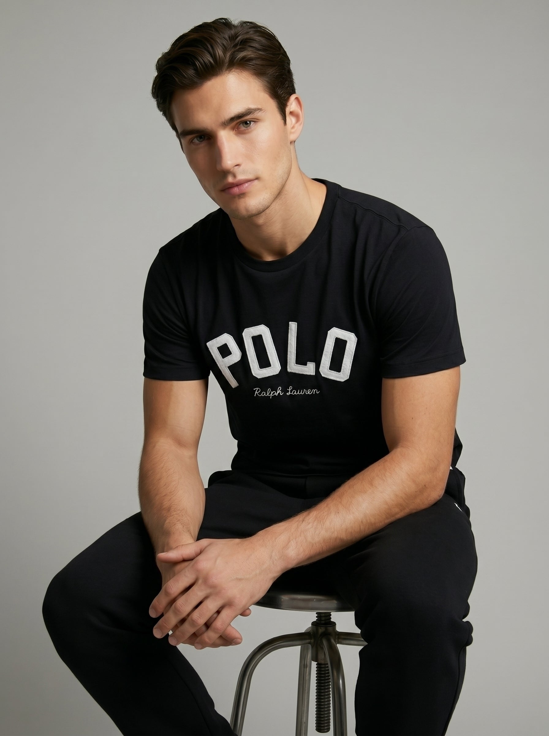 Camiseta Preta Polo "RL"