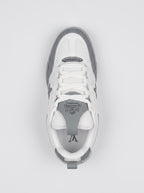Tênis "LV" Skate Cinza e Off-White