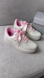Tênis Nike Air Force 1 Rosa Metalico